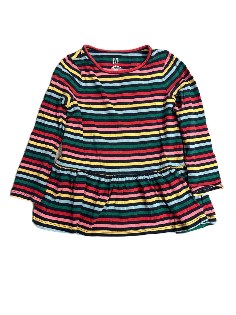 Baby GAP Long-Sleeve Peplum Top - Size 4